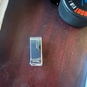 Prada silver money clip-never used